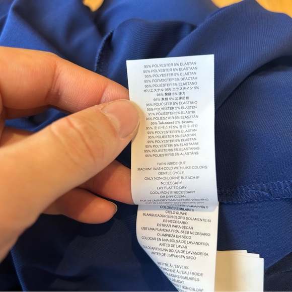 Michael Kors size S blue top - Picture 8 of 9